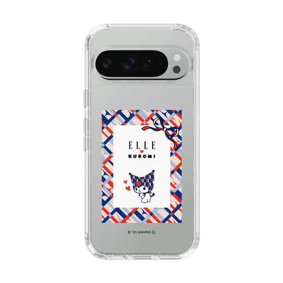 スリムプロテクションケース［ ELLE×マイメロディ＆クロミ - トリコロールカラーグラフィック2 ］