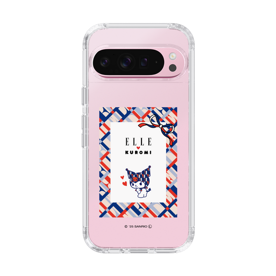 スリムプロテクションケース［ ELLE×マイメロディ＆クロミ - トリコロールカラーグラフィック2 ］