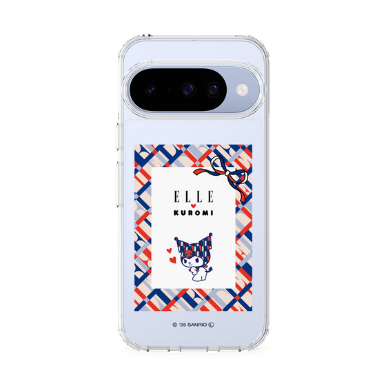 スリムプロテクションケース［ ELLE×マイメロディ＆クロミ - トリコロールカラーグラフィック2 ］