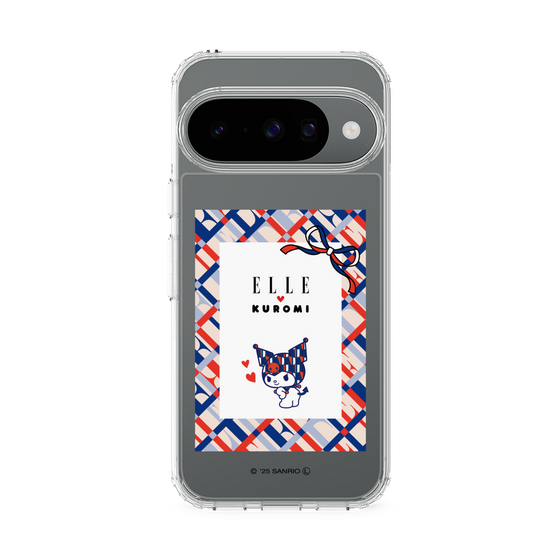 スリムプロテクションケース［ ELLE×マイメロディ＆クロミ - トリコロールカラーグラフィック2 ］
