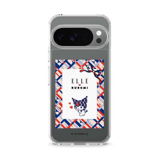スリムプロテクションケース［ ELLE×マイメロディ＆クロミ - トリコロールカラーグラフィック2 ］