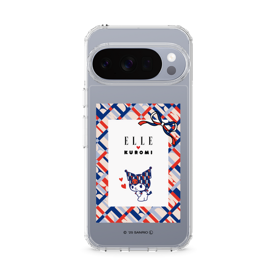 スリムプロテクションケース［ ELLE×マイメロディ＆クロミ - トリコロールカラーグラフィック2 ］
