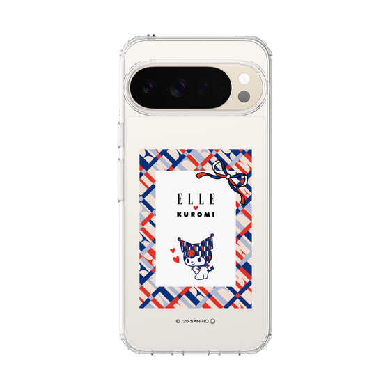 スリムプロテクションケース［ ELLE×マイメロディ＆クロミ - トリコロールカラーグラフィック2 ］