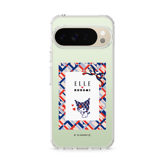 スリムプロテクションケース［ ELLE×マイメロディ＆クロミ - トリコロールカラーグラフィック2 ］