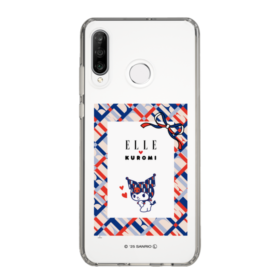 スリムプロテクションケース［ ELLE×マイメロディ＆クロミ - トリコロールカラーグラフィック2 ］
