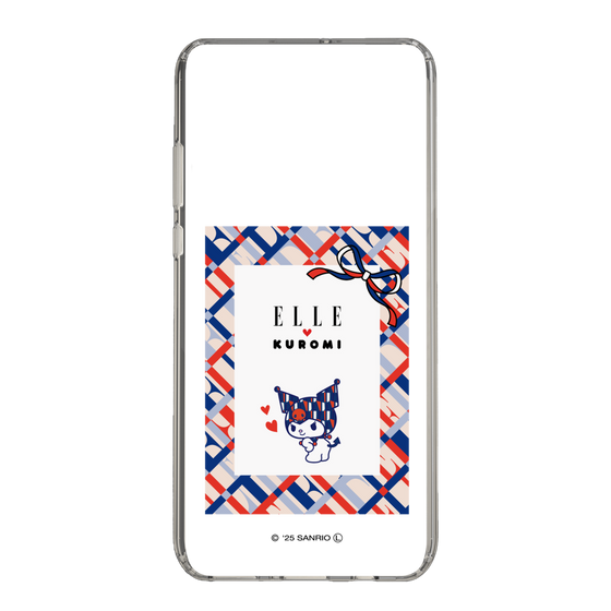 スリムプロテクションケース［ ELLE×マイメロディ＆クロミ - トリコロールカラーグラフィック2 ］