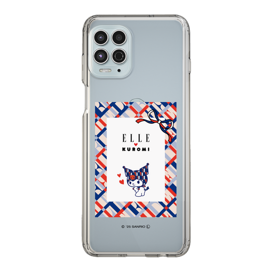 スリムプロテクションケース［ ELLE×マイメロディ＆クロミ - トリコロールカラーグラフィック2 ］