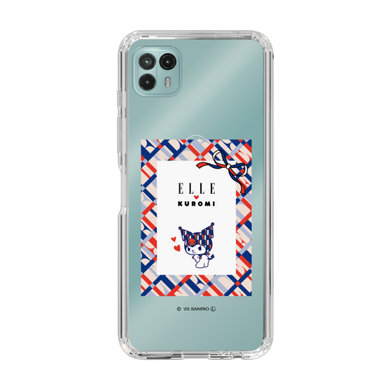 スリムプロテクションケース［ ELLE×マイメロディ＆クロミ - トリコロールカラーグラフィック2 ］