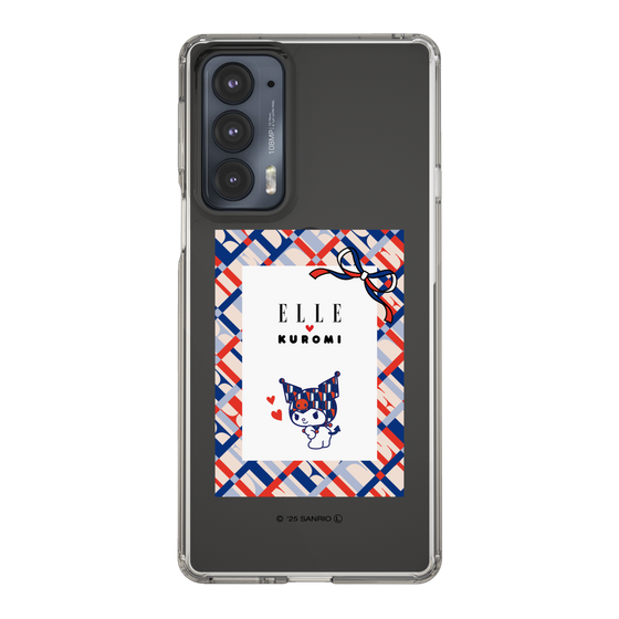 スリムプロテクションケース［ ELLE×マイメロディ＆クロミ - トリコロールカラーグラフィック2 ］