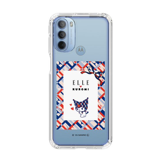 スリムプロテクションケース［ ELLE×マイメロディ＆クロミ - トリコロールカラーグラフィック2 ］