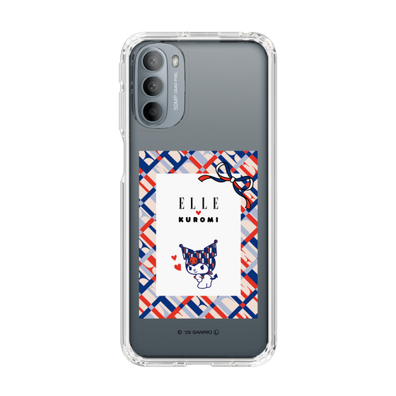 スリムプロテクションケース［ ELLE×マイメロディ＆クロミ - トリコロールカラーグラフィック2 ］
