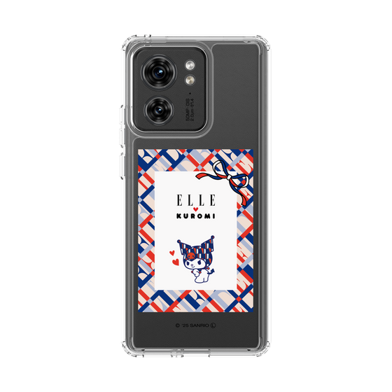 スリムプロテクションケース［ ELLE×マイメロディ＆クロミ - トリコロールカラーグラフィック2 ］