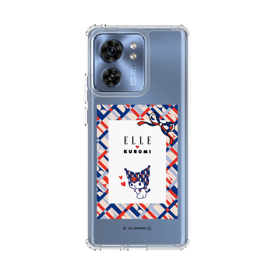 スリムプロテクションケース［ ELLE×マイメロディ＆クロミ - トリコロールカラーグラフィック2 ］