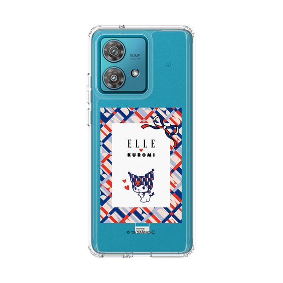 スリムプロテクションケース［ ELLE×マイメロディ＆クロミ - トリコロールカラーグラフィック2 ］
