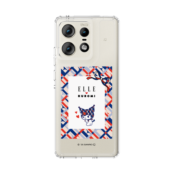 スリムプロテクションケース［ ELLE×マイメロディ＆クロミ - トリコロールカラーグラフィック2 ］