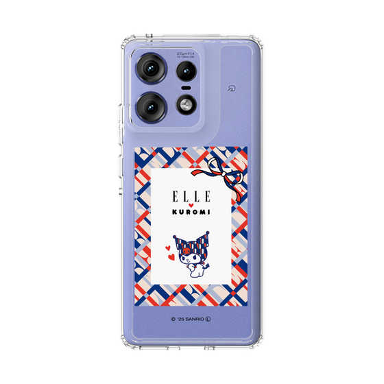 スリムプロテクションケース［ ELLE×マイメロディ＆クロミ - トリコロールカラーグラフィック2 ］