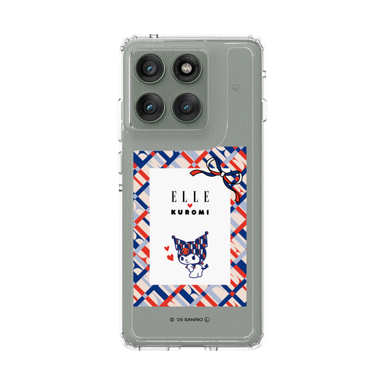 スリムプロテクションケース［ ELLE×マイメロディ＆クロミ - トリコロールカラーグラフィック2 ］