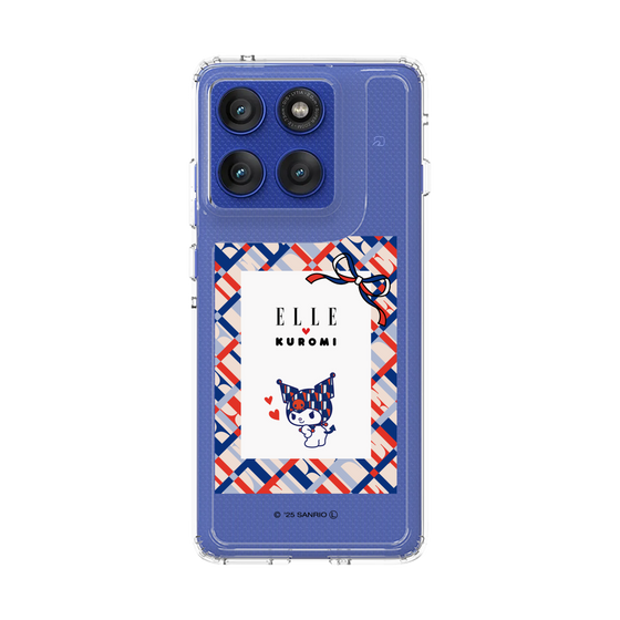 スリムプロテクションケース［ ELLE×マイメロディ＆クロミ - トリコロールカラーグラフィック2 ］