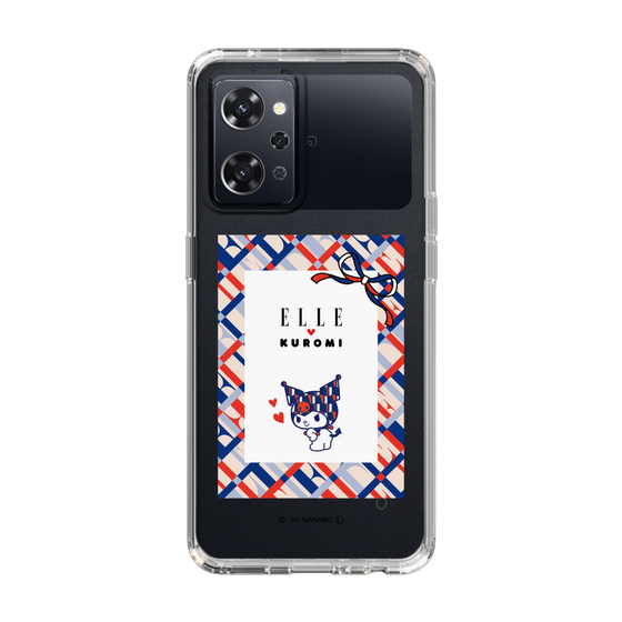 スリムプロテクションケース［ ELLE×マイメロディ＆クロミ - トリコロールカラーグラフィック2 ］