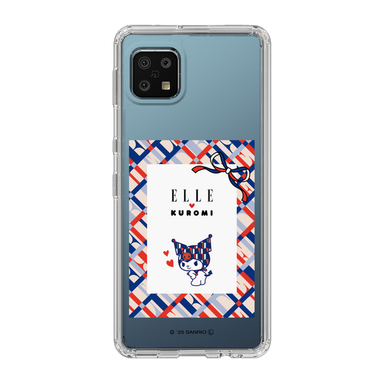 スリムプロテクションケース［ ELLE×マイメロディ＆クロミ - トリコロールカラーグラフィック2 ］
