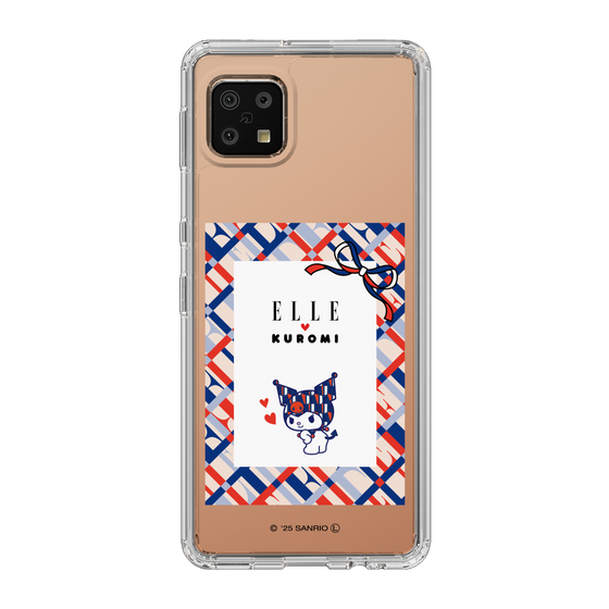 スリムプロテクションケース［ ELLE×マイメロディ＆クロミ - トリコロールカラーグラフィック2 ］