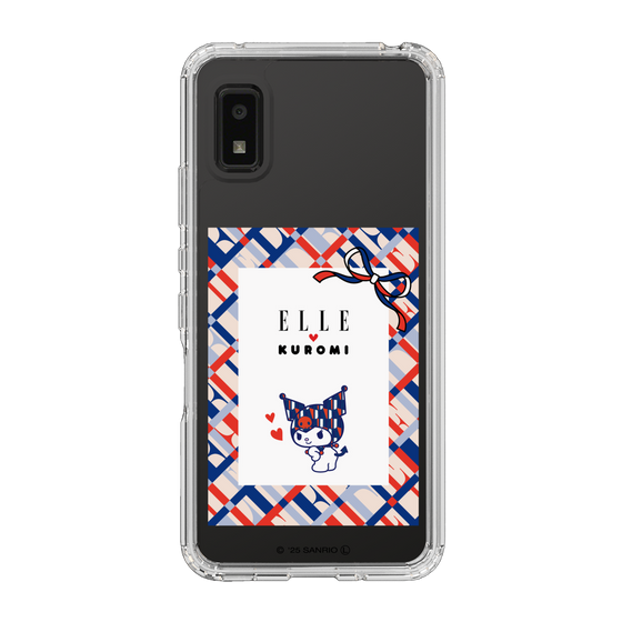 スリムプロテクションケース［ ELLE×マイメロディ＆クロミ - トリコロールカラーグラフィック2 ］