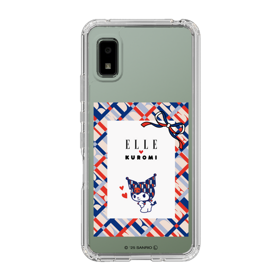 スリムプロテクションケース［ ELLE×マイメロディ＆クロミ - トリコロールカラーグラフィック2 ］