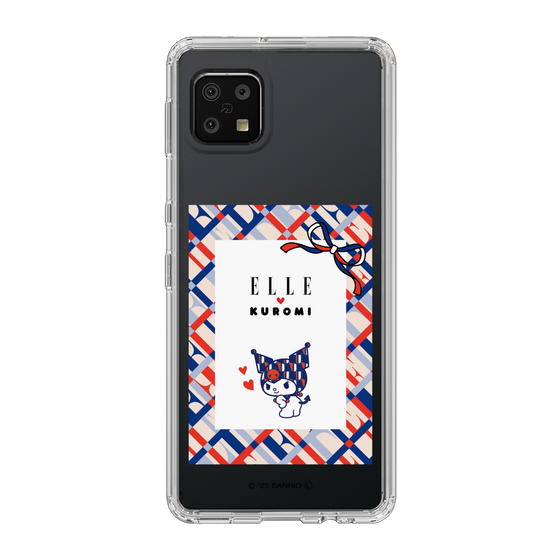 スリムプロテクションケース［ ELLE×マイメロディ＆クロミ - トリコロールカラーグラフィック2 ］