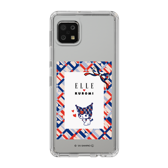 スリムプロテクションケース［ ELLE×マイメロディ＆クロミ - トリコロールカラーグラフィック2 ］