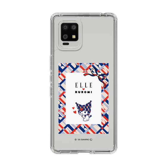 スリムプロテクションケース［ ELLE×マイメロディ＆クロミ - トリコロールカラーグラフィック2 ］
