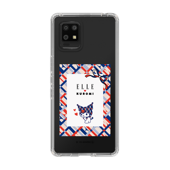 スリムプロテクションケース［ ELLE×マイメロディ＆クロミ - トリコロールカラーグラフィック2 ］