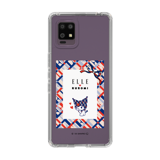 スリムプロテクションケース［ ELLE×マイメロディ＆クロミ - トリコロールカラーグラフィック2 ］