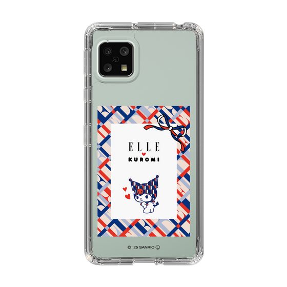 スリムプロテクションケース［ ELLE×マイメロディ＆クロミ - トリコロールカラーグラフィック2 ］