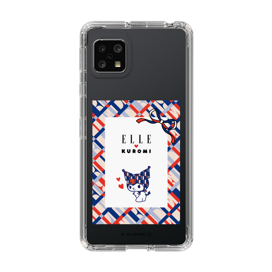 スリムプロテクションケース［ ELLE×マイメロディ＆クロミ - トリコロールカラーグラフィック2 ］