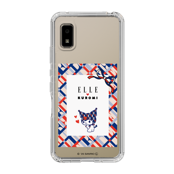 スリムプロテクションケース［ ELLE×マイメロディ＆クロミ - トリコロールカラーグラフィック2 ］