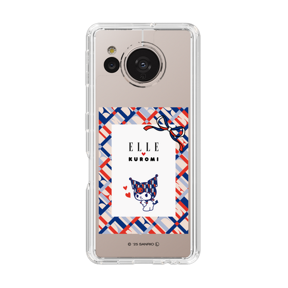スリムプロテクションケース［ ELLE×マイメロディ＆クロミ - トリコロールカラーグラフィック2 ］