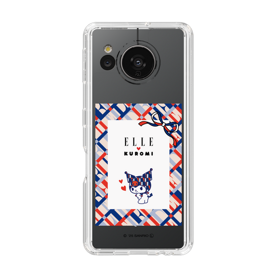 スリムプロテクションケース［ ELLE×マイメロディ＆クロミ - トリコロールカラーグラフィック2 ］