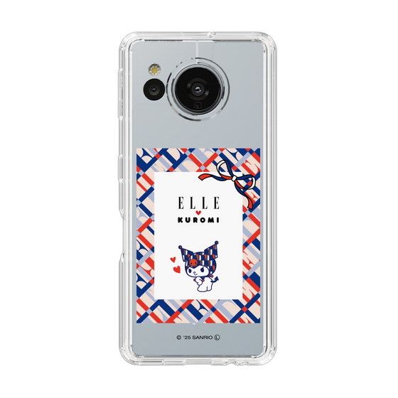 スリムプロテクションケース［ ELLE×マイメロディ＆クロミ - トリコロールカラーグラフィック2 ］