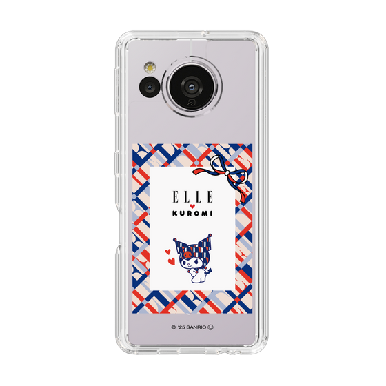 スリムプロテクションケース［ ELLE×マイメロディ＆クロミ - トリコロールカラーグラフィック2 ］