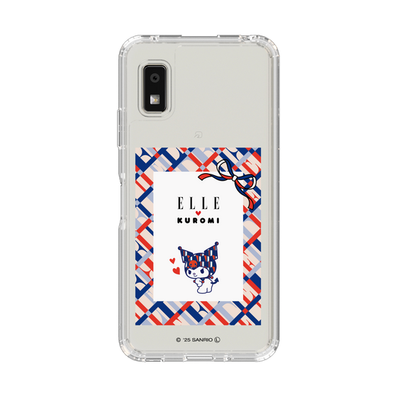 スリムプロテクションケース［ ELLE×マイメロディ＆クロミ - トリコロールカラーグラフィック2 ］