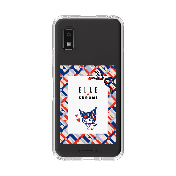 スリムプロテクションケース［ ELLE×マイメロディ＆クロミ - トリコロールカラーグラフィック2 ］