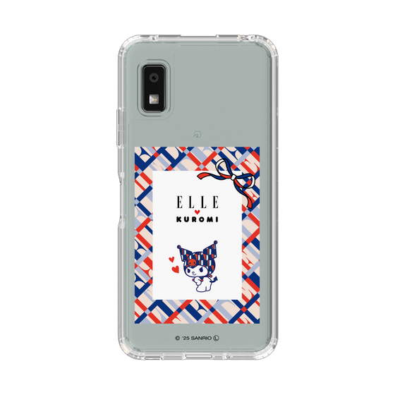スリムプロテクションケース［ ELLE×マイメロディ＆クロミ - トリコロールカラーグラフィック2 ］