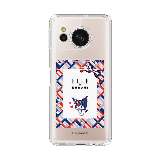 スリムプロテクションケース［ ELLE×マイメロディ＆クロミ - トリコロールカラーグラフィック2 ］
