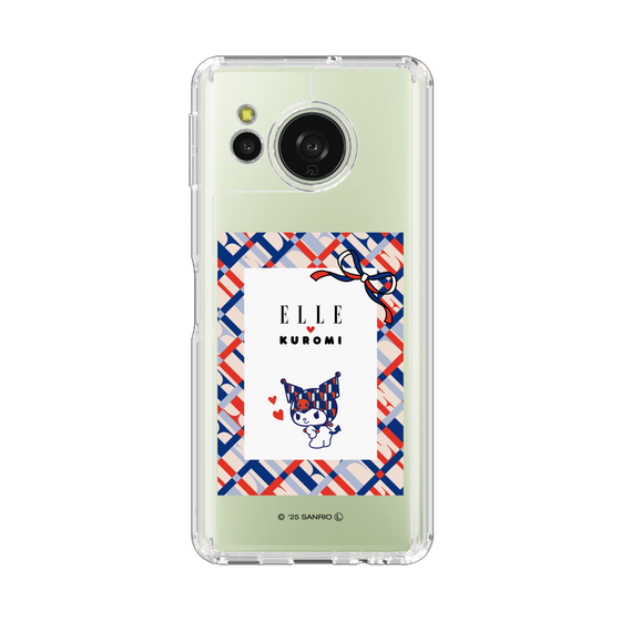 スリムプロテクションケース［ ELLE×マイメロディ＆クロミ - トリコロールカラーグラフィック2 ］