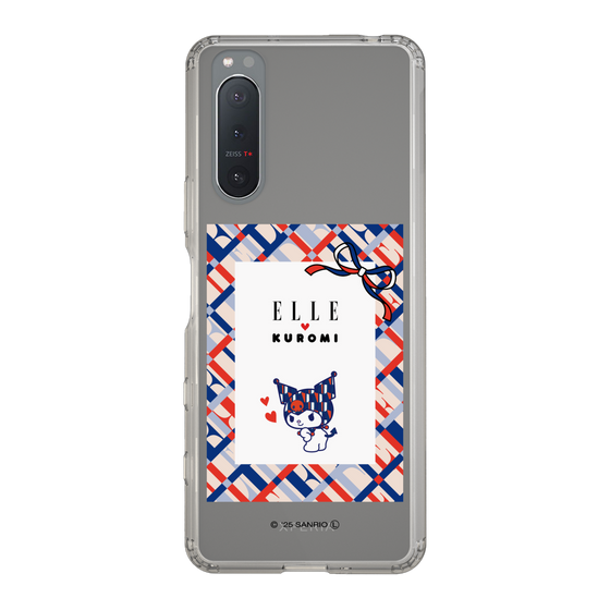 スリムプロテクションケース［ ELLE×マイメロディ＆クロミ - トリコロールカラーグラフィック2 ］
