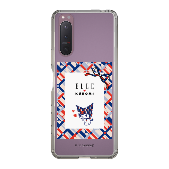 スリムプロテクションケース［ ELLE×マイメロディ＆クロミ - トリコロールカラーグラフィック2 ］
