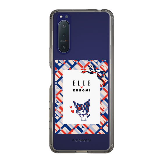 スリムプロテクションケース［ ELLE×マイメロディ＆クロミ - トリコロールカラーグラフィック2 ］