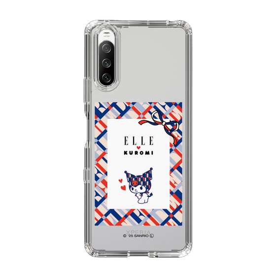 スリムプロテクションケース［ ELLE×マイメロディ＆クロミ - トリコロールカラーグラフィック2 ］