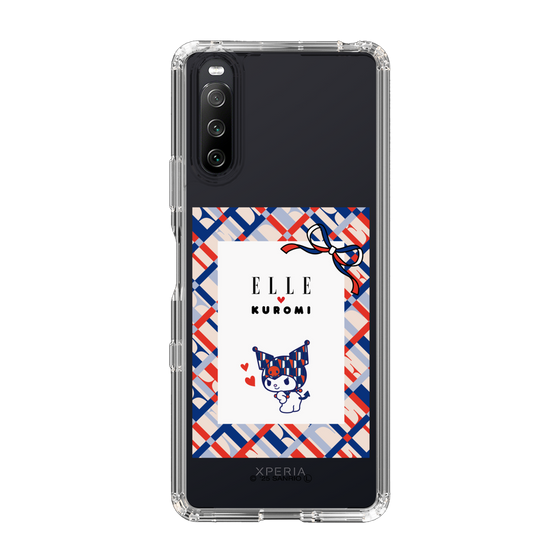 スリムプロテクションケース［ ELLE×マイメロディ＆クロミ - トリコロールカラーグラフィック2 ］