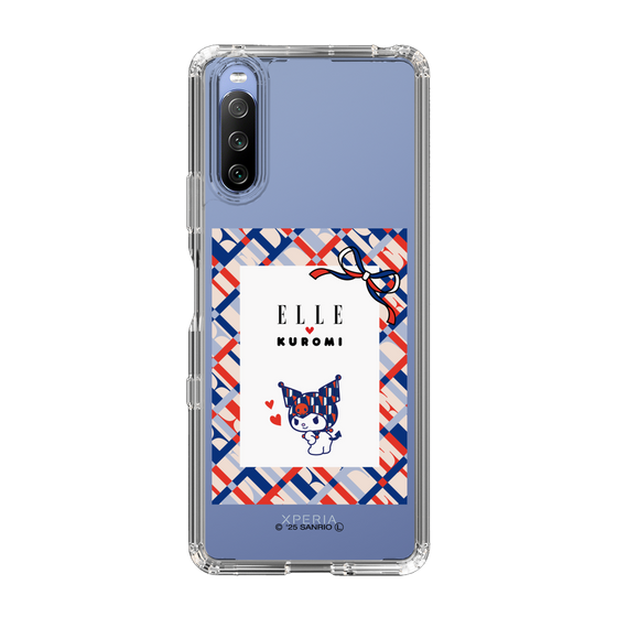 スリムプロテクションケース［ ELLE×マイメロディ＆クロミ - トリコロールカラーグラフィック2 ］